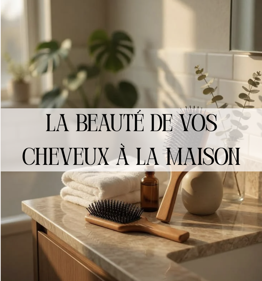 La beauté de vos cheveux à la maison